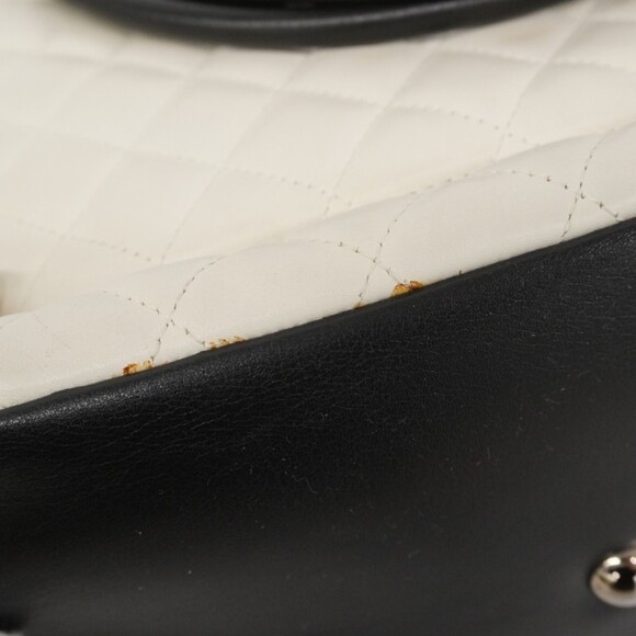 CHANEL Black Lambskin Leather Tote Bag - Picture 8 of 16